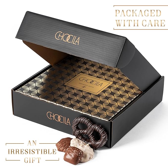 Gourmet Chocolate Gift Box | Assorted Chocolates Variety Snack Basket, Food Arrangement Platter, Birthday Present, Holiday, Corporate Parties, Sympathy, Candy Gifting Idea, Him, Her, Men Women, Family