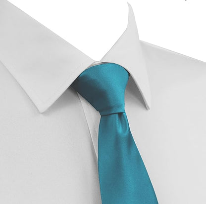 trilece Ties for Men - Men's Solid Color Ties - Formal Neckties for Men - Neck Tie for Man