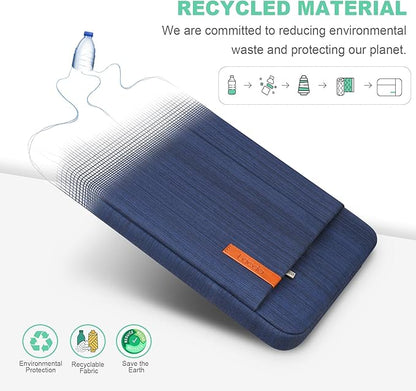 Lacdo Laptop Sleeve Case for 14 inch New MacBook Pro M5/M4/M3/M2/M1 Chips Pro Max A3434 A3112 A3401 A3185 A2918 A2992 2025-2021, 13.8" 13.5" Microsoft Surface Laptop 7th 6 5 4 3 Computer Bag, Blue