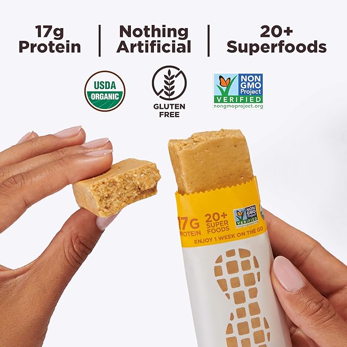 Perfect Bar Original Refrigerated Protein Bar, Peanut Butter, 2.5 Ounce Bar, 8 Count (Pack of 3)