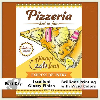 Glossy Inkjet Printer Paper Legal Size 8.5X14 Inch 30LB for Inkjet Printers Dye Ink for Brochure Flyer 40sheets 115GSM