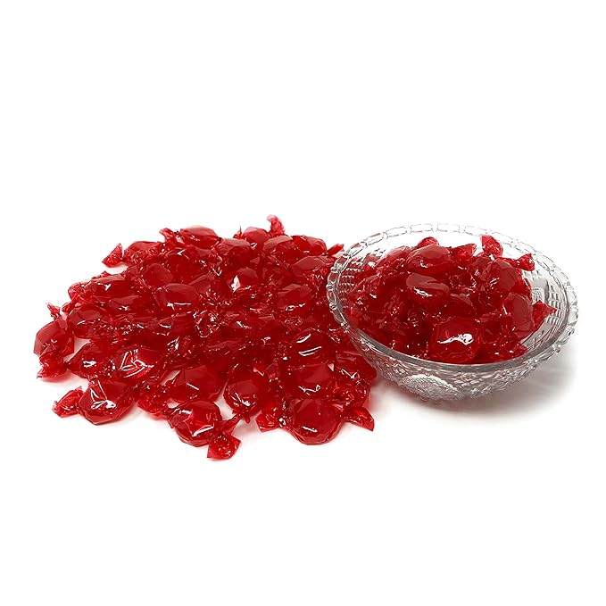 Cinnamon Hard Candy Disks - 1 lbs - Cinnamon Flavored Old School Classic Hard Candies - American Vintage Candy Snack Assortment- Individually Wrapped, 16 oz.