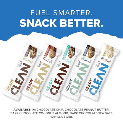 Ready® Protein Bars – High-Protein Snack with 15g Whey Protein, All-Natural Ingredients, Supports Lean Muscle and Recovery, No Artificial Sweeteners – Vanilla Swirl, 12-Pack