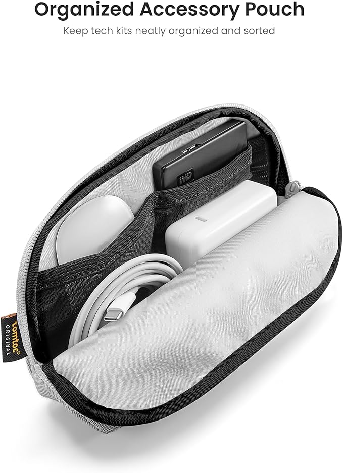 tomtoc 360 Protective Laptop Sleeve Set for 14-inch New MacBook Pro M5/M4/M3/M2/M1 Pro/Max A3112 A3401 A3185 A2992 A2918 2025-2021, Water-Resistant MacBook Case Bag with Organized Accessory Pouch