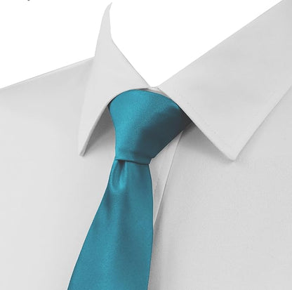 trilece Ties for Men - Men's Solid Color Ties - Formal Neckties for Men - Neck Tie for Man