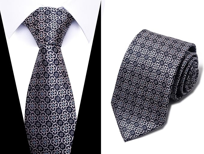 Tie For Men Necktie Woven Jacquard Neck Ties Set 6 PCS