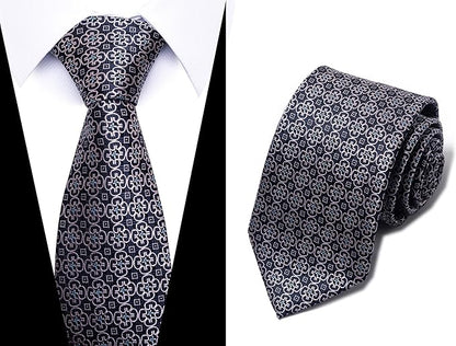 Tie For Men Necktie Woven Jacquard Neck Ties Set 6 PCS