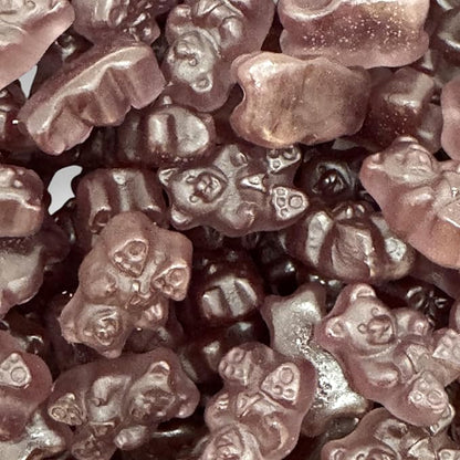 Irresistibly Delicious Grape Gummy Bears - 1.5 lbs of Fruity Bliss-Soft, Chewy, and Bursting with Tangy Delight-Great for Kids and Adults of All Ages(24 oz)