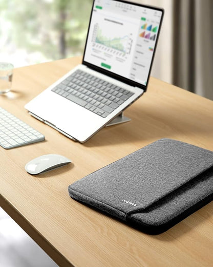 tomtoc Slim Laptop Sleeve for 14-inch MacBook Pro M5/M4/M3/M2/M1 Pro/Max 2025-2021, Water-Resistant Protective Case for 13.8 Inch Surface Laptop AI PC, Accessory Bag