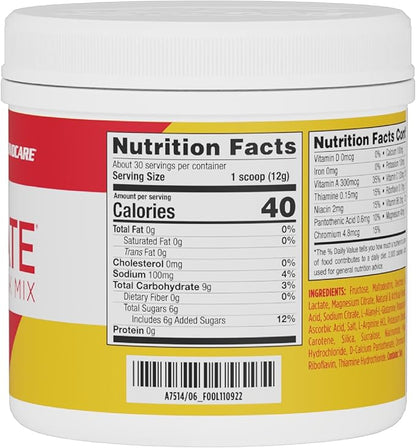 AdvoCare Rehydrate - Electrolyte Drink Mix - Includes Magnesium, Sodium, Potassium & Calcium - Antioxidant & Amino Acid Fortified - Supports Hydration & Recovery - Mango Pineapple, 12.7 oz