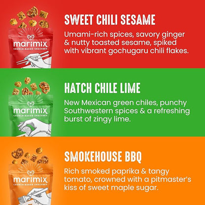 Marimix Mini Snack Mix - 6 pack (Mini Savory Bundle, 6 Pack)
