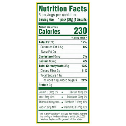 belVita Breakfast Bars Biscuits, Toasted Coconut, 30 Total Packs, 6 Boxes (4 Biscuits Per Pack)