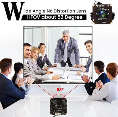 USB 260fps High Speed 110 Wide Angle No Distortion Lens Camera Module 2MP USB UVC Video Lightburn Industrial Camera Plug and Play for Laptop Raspberry Pi Jetson Nano