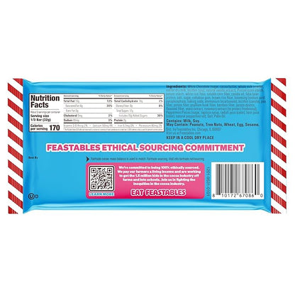 Feastables MrBeast Pretzel Mint Fudge Crunch Bar, Extra Large Size Candy Bar for Adults & Kids, Candy Bars for Snacks, Gifts, or Dessert, Made With Fairtrade Cocoa, 3.35 Oz Each, 12 Count