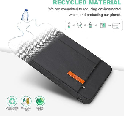 Lacdo Laptop Sleeve Case for 14 inch New MacBook Pro M5/M4/M3/M2/M1 Chips Pro Max A3434 A3112 A3401 A3185 A2918 A2992 2025-2021, 13.8" 13.5" Microsoft Surface Laptop 7th 6 5 4 3 Computer Bag, Black