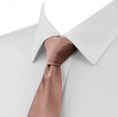 trilece Ties for Men - Men's Solid Color Ties - Formal Neckties for Men - Neck Tie for Man