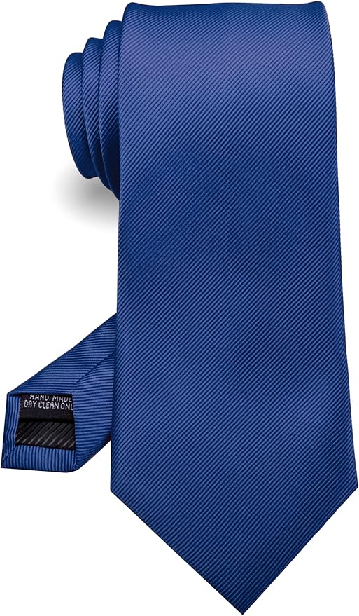 RBOCOTT Solid Color Tie Formal Necktie for Men