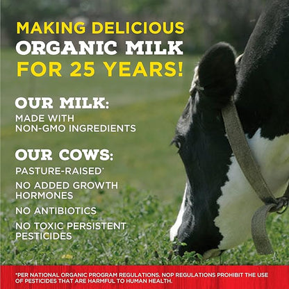 Horizon Organic Shelf Stable 1% Lowfat Vanilla Milk Boxes, 8 fl oz, 6 Count - 8g Protein per Serving, USDA Organic UHT, Ready to Drink for Lunchbox, Travel, or On-the-Go, No Refrigeration Needed