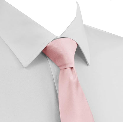 trilece Ties for Men - Men's Solid Color Ties - Formal Neckties for Men - Neck Tie for Man