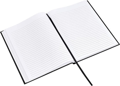 Amazon Basics Professional Journal, 10.5X7.5 inches, Black, 2-Pack