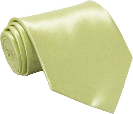 Soophen Mens Necktie 3.75" Tie Solid Color Ties