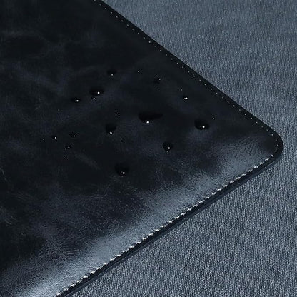 Leather Laptop Sleeve Compatible with MacBook Pro 14 Inch M4 M3 M2 M1 Pro/Max Case,Slim and Durable Waterproof Protective Cover for 13-14 Inch Notebook Computer Cover,Black