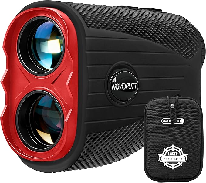 Golf Range Finder with Slope - 1200 Yards Range Finder for Golfing/Hunting, 7X Magnification, Flag Pole Locking Vibration, Rechargeable Golf Rangefinders with Magnet Stripe, Best Golf Accessories Gift