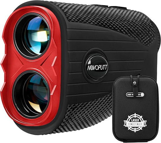 Golf Range Finder with Slope - 1200 Yards Range Finder for Golfing/Hunting, 7X Magnification, Flag Pole Locking Vibration, Rechargeable Golf Rangefinders with Magnet Stripe, Best Golf Accessories Gift