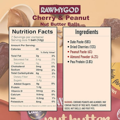 RAWMYGOD Fruit and Nut Bars, Gluten Free, Vegan, No Added Sugar (16 bars, Variety Pack I - 4 Raw Cacao, 3 Apple & Cinnamon, 3 Nuts & Berries, 3 Cherry Peanut, 3 Pistachio & Cranberry)