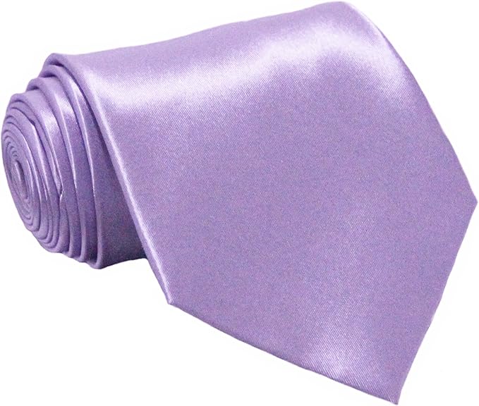 Soophen Mens Necktie 3.75" Tie Solid Color Ties