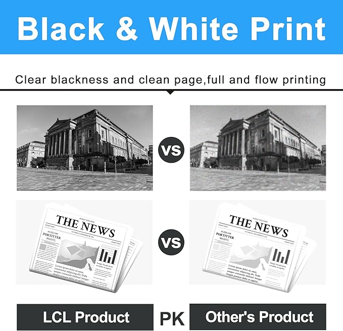 LCL 712 712XL Ink Cartridges High Yield Replacement for HP 712 712XL 712 XL for DesignJet T650 T630 T250 T230 T210 Studio Plotter Printer (4 Pack, 80-ML Black, 29-ML Cyan/Magenta/Yellow)