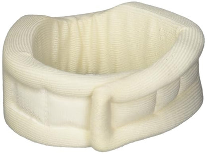 Sammons Preston Universal Contour Cervical Brace,Adjustable Hook and Loop Closure,For Neck Strain,Injury,or Post-Op Surgery,Relieves Neck Pain and Spine Pressure,Cream Color,2” High,(Pack of 2)