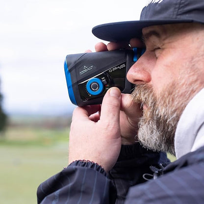 Cobalt Q-Z6 Slope Golf Rangefinder | 6-12x Zoom Tournament Legal, Precision Laser Technology, 2,500-yd Range, Premium HD/ED Optics, Pin & Vibration Lock, Waterproof, Durable, Magnet with Premium Case