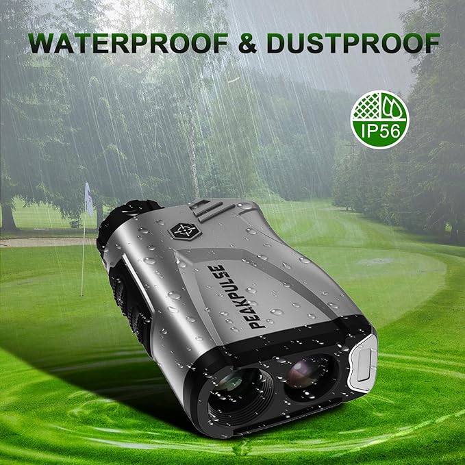 Golf Rangefinder 650/1200/1700 Yards Range Finder Golfing 6X Magnification 0.5 Yard Accuracy Flag Pin Lock Vibration Fast Focus High Clarity Display Easy to Use