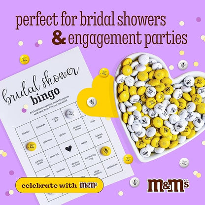 M&M’S WORLD Meant To Bee Milk Chocolate Candy - 5lbs of Bulk Candy for Engagement Party, Wedding Favors, a Chocolate Gift Box and More