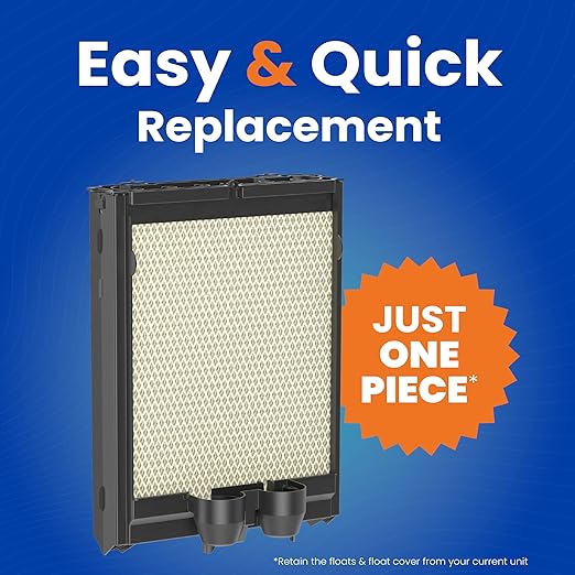 AprilAire H445EZ1 Humidifier Filter/Water Panel Assembly Replacement Kit for AprilAire Whole-House Humidifier Models: 400, 400A, 400M (2-pack)