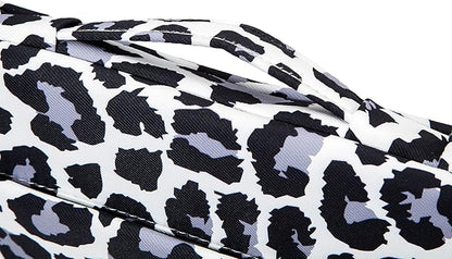 Kinmac 360 Degree Protective Laptop Sleeve Case Bag with Handle for MacBook Air 15 inch and 15 inch-15.6 inch HP Lenovo Dell ASUS Acer Notebook Computer (Leopard)