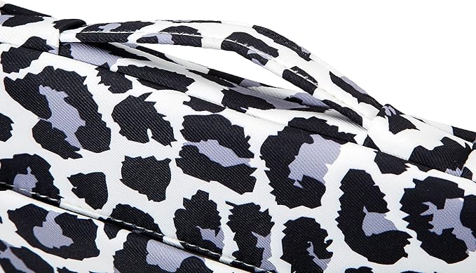 Kinmac 360 Protective Laptop Case Bag Sleeve with Handle for 12 inch-13.3 inch Laptops, Surface Pro, MacBook 13, MacBook Air 13" Retina, iPad Pro 12.9 (Leopard)