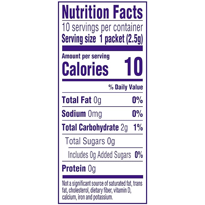 Crystal Light Citrus Naturally Flavored Powdered Drink Mix with Caffeine, 10 ct On-the-Go-Packets