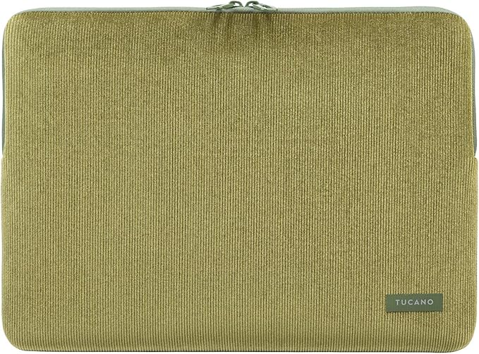 Tucano - Velluto Sleeve, Neoprene Case Cover Compatible with MacBook Pro 16" and Laptop 15.6", Protective PC Cover in Corduroy