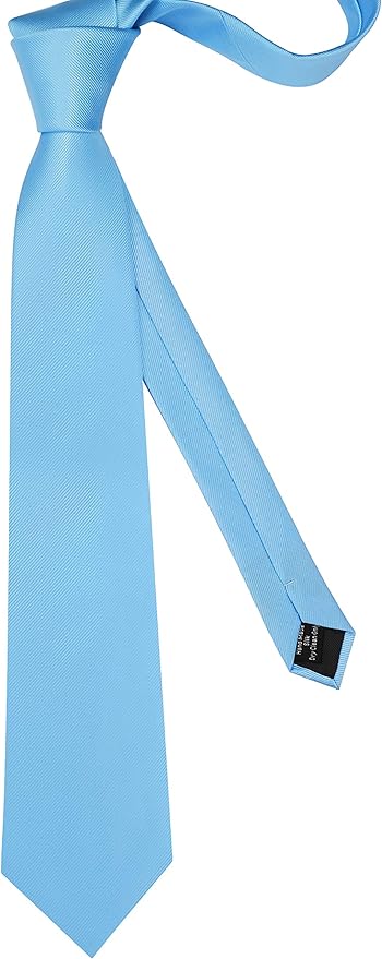 GUSLESON Classic New 3.15"（8cm） Men's Solid Color Necktie Wedding Business Tie + Gift Box