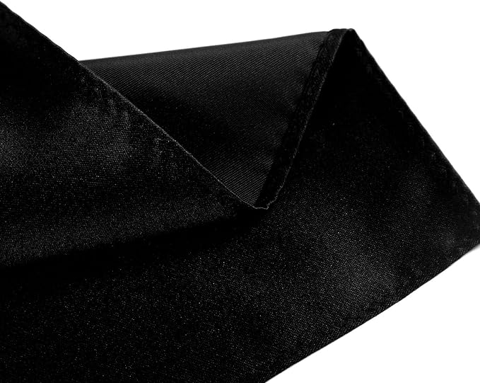 Mens Solid Satin Mens Tie With Hanky,Handmade Neckties For Men