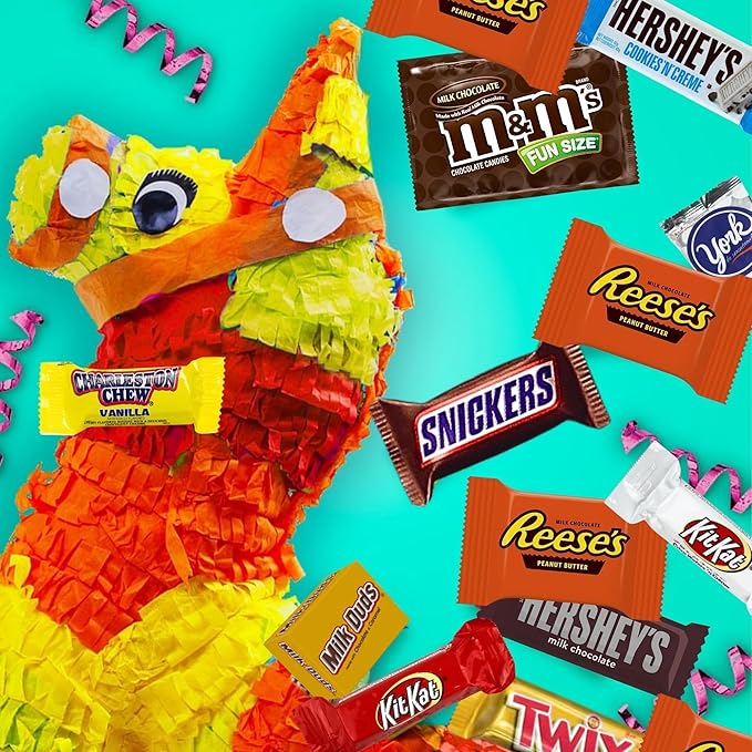 ULTIMATE Assorted 4 Lb. Chocolate Candy Variety Pack, Bulk Mega Candy Mix, Fun Size Assortment, Individually Wrapped Minis, Great for Easter Basket Fillers & Egg Hunts, Parties, Parades & Pinatas! (All Time Favorites, 4 Lbs.)