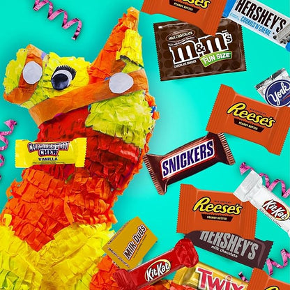 ULTIMATE Assorted 4 Lb. Chocolate Candy Variety Pack, Bulk Mega Candy Mix, Fun Size Assortment, Individually Wrapped Minis, Great for Easter Basket Fillers & Egg Hunts, Parties, Parades & Pinatas! (All Time Favorites, 4 Lbs.)