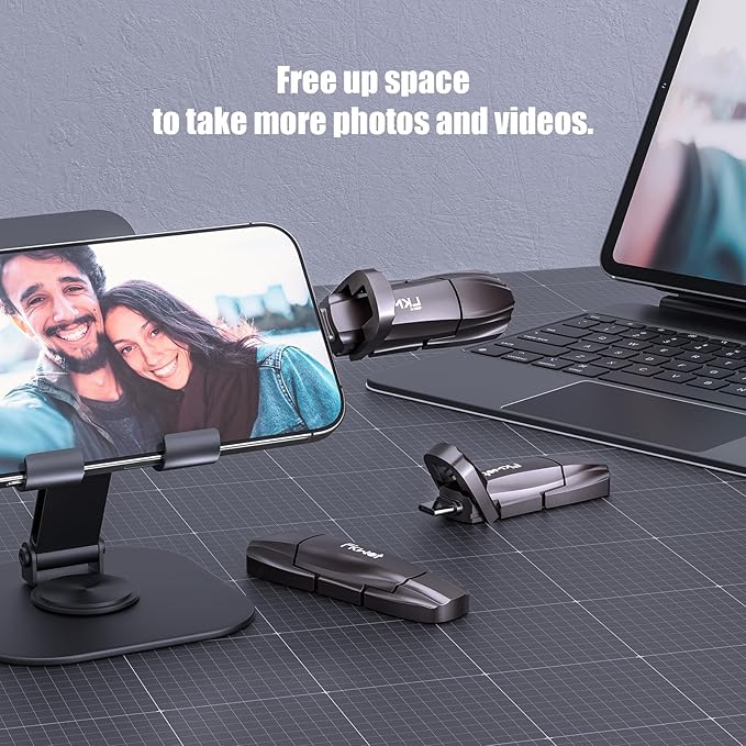 FU388 External Solid State Drive 256GB, Up to 1000MB/s for Data Storage,Dual-Port Stick Design with USB-A & Type-C Expansion of Storage for iPhone 15/16 /Android/PC/Mac/Laptop