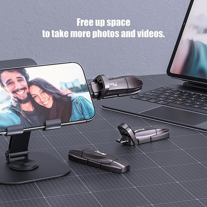FU388 External Solid State Drive 256GB, Up to 1000MB/s for Data Storage,Dual-Port Stick Design with USB-A & Type-C Expansion of Storage for iPhone 15/16 /Android/PC/Mac/Laptop