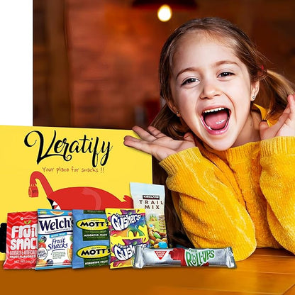 Snack Box Variety Gift Care Basket (84 Count) Gift Variety Assortment Package Perfect for Men, Women, Adults, Office, School, College, Work - Back To School Gift Basket