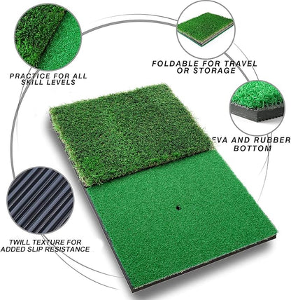 Pop Up Golf Chipping Net - Indoor/Outdoor Golfing Target Accessories for Backyard Accuracy and Swing Practice - Gifts for Men, Dad, Husband, Women, Kid, Golfers