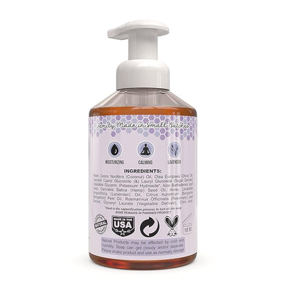 Beessential All Natural Foaming Hand Soap, Lavender and Bergamot Essential Oils, Made with Moisturizing Aloe & Honey - Made in the USA, 16 oz