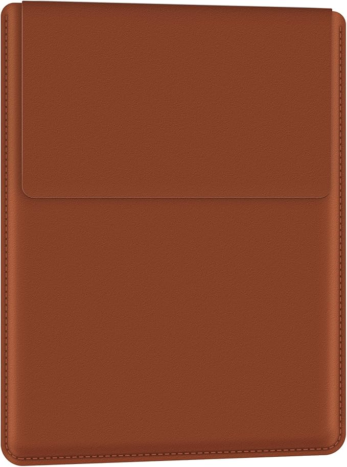 BVYA 13.3-14" Sleeve, PU Leather Laptop Case Compatible with New MacBook Air 13.6/Pro/Max M2/M1 A2779 A2442 14, 13.5 Surface 5/4/3/2/1, Compatible with Laptop 2022 Pro 14 inch